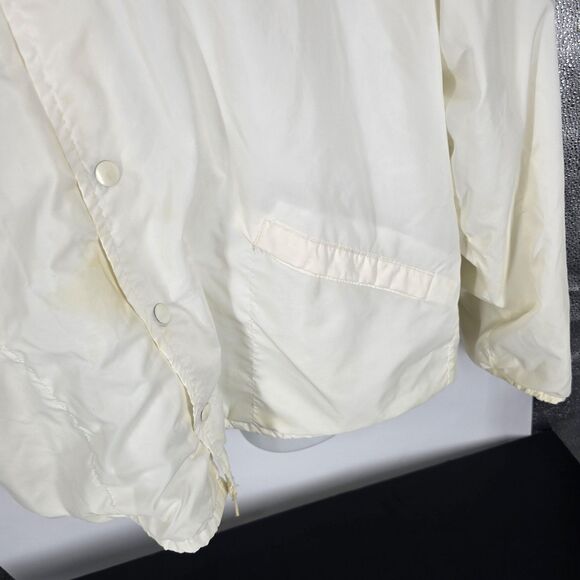 Vintage King Louie Jacket Mens XL White UAW Region 2 Union Snap Front Made USA - Picture 4 of 8